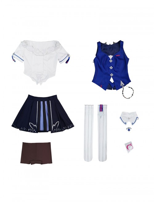 Honkai Impact 3 Halloween Cosplay Seele Vollerei Azure Memories Costume Full Set