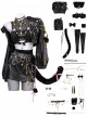 Game Naraka Bladepoint Halloween Cosplay Feria Shen Justice Feline Costume Set