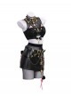 Game Naraka Bladepoint Halloween Cosplay Feria Shen Justice Feline Costume Set