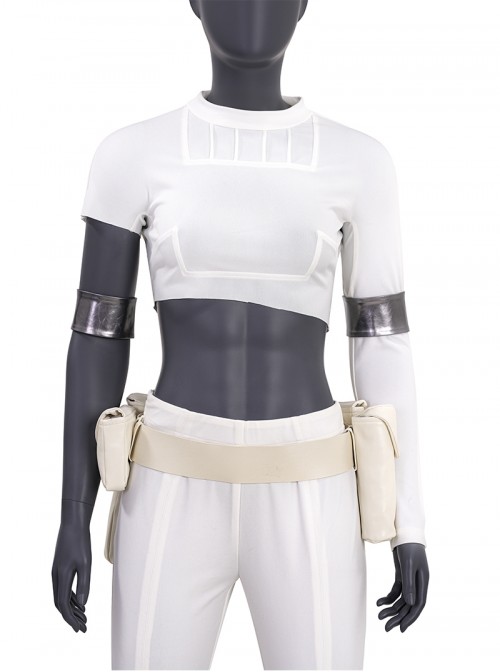 Star Wars Episode II Attack Of The Clones Halloween Cosplay Padme Amidala Short Style Costume Set Without Shoes