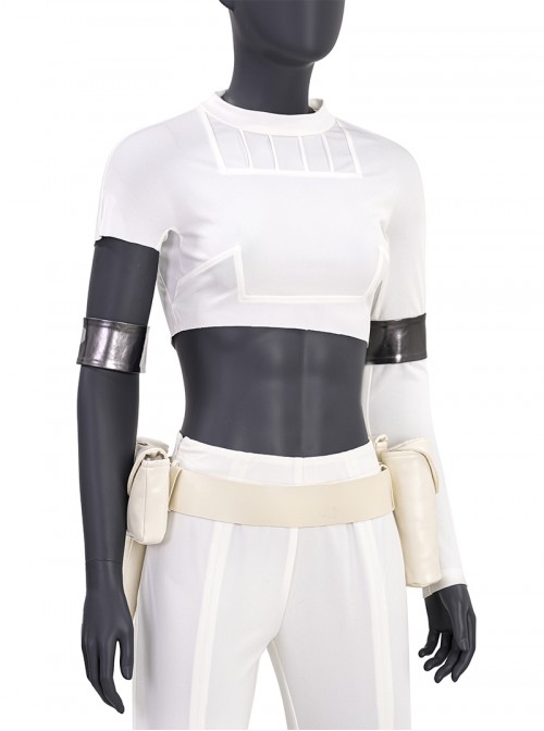 Star Wars Episode II Attack Of The Clones Halloween Cosplay Padme Amidala Short Style Costume Set Without Shoes