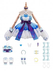 Game Honor Of Kings Halloween Cosplay Da Qiao Pet Diaries Cloud Angel Costume Set