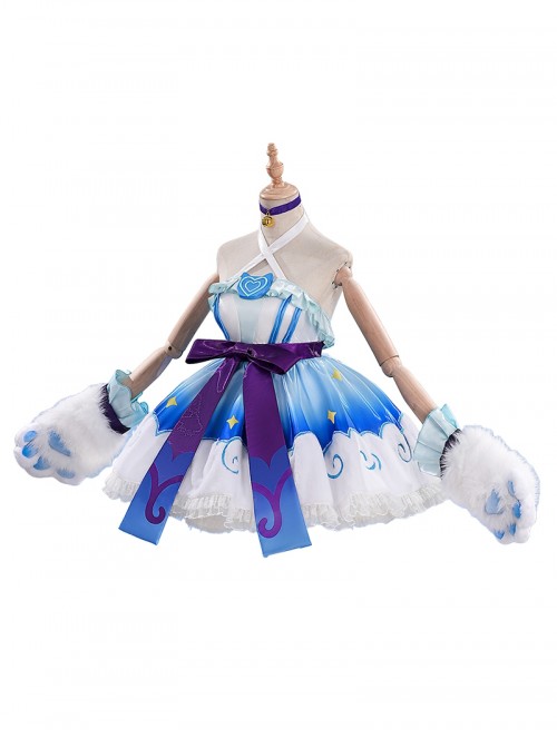Game Honor Of Kings Halloween Cosplay Da Qiao Pet Diaries Cloud Angel Costume Set