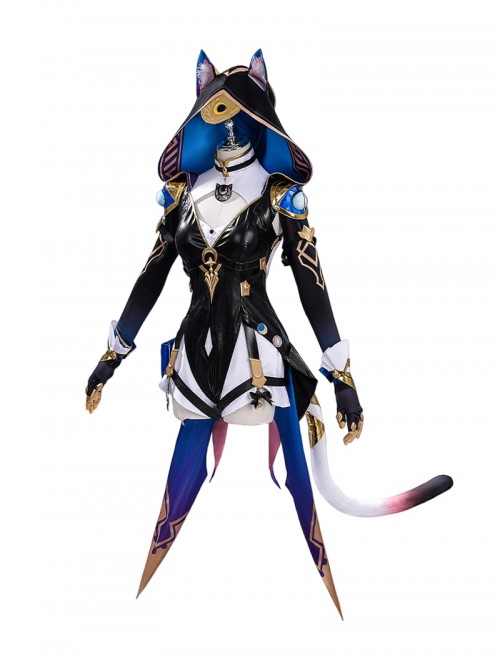 Game Honkai Star Rail Halloween Cosplay Cipher Costume Set Without Shoes