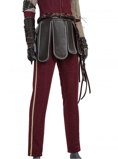 How To Train Your Dragon Halloween Cosplay Live Action Version Astrid Hofferson Costume Set
