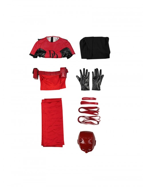 Daredevil Unleash Hell Halloween Cosplay Elektra Costume Set Without Shoes