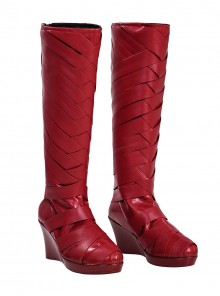 Daredevil Unleash Hell Halloween Cosplay Elektra Accessories Red High Heel Boots