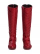 Daredevil Unleash Hell Halloween Cosplay Elektra Accessories Red High Heel Boots
