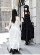 Dream Series Kawaii Fashion Music Festival Versatile Retro Trendy Big Pleated Hem Sleeveless Dress Set