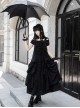Dream Series Kawaii Fashion Music Festival Versatile Retro Trendy Big Pleated Hem Sleeveless Dress Set