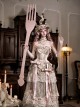 Goddess Of Love Poetic Box Series Classic Lolita Elegant Light Apricot Fishbone Corset Waist Top