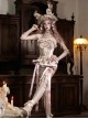 Goddess Of Love Poetic Box Series Classic Lolita Elegant Light Apricot Fishbone Corset Waist Top