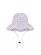 Summer Vacation Sweet Kawaii Fashion Mini Floral Gingham Sunshade Fisherman Hat