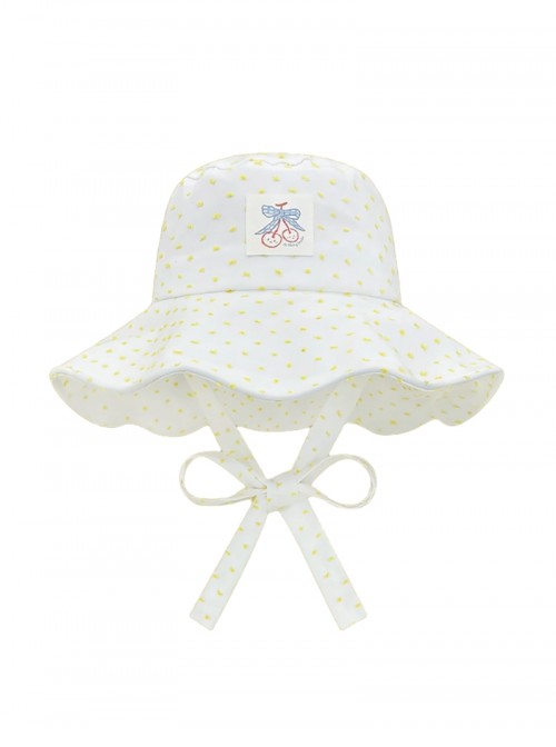 Cartoon Cherry Patch Daily Sweet Girl Summer Kawaii Fashion Polka Dot Fisherman Hat