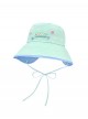 Summer Vacation Sun Block Casual Kawaii Fashion Button Trim Tie Fisherman Hat