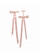 Love Poem Box Series Versatile Sweet Lolita Pink Ribbon Bowknot Decorative Set