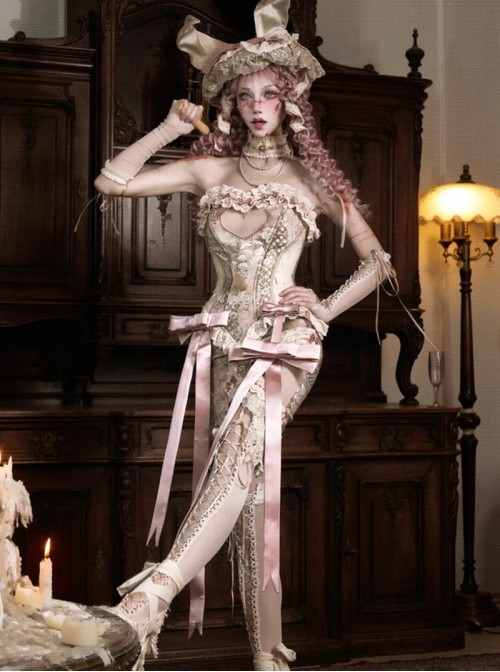 Love Poem Box Series Versatile Sweet Lolita Pink Ribbon Bowknot Decorative Set