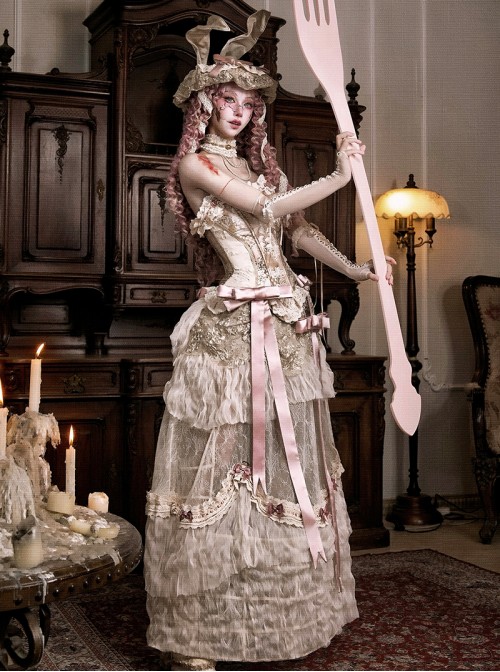 Love Poem Box Series Versatile Sweet Lolita Pink Ribbon Bowknot Decorative Set