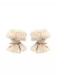 Love Poem Box Series Classic Lolita Noble Apricot Short Tulle Bubble Sleeves