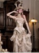 Love Poem Box Series Classic Lolita Apricot Vintage Versatile Ribbon Tie Long Sleeves Gloves