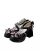 Cute Girl Japanese Sweet Lolita Bowknot Chunky Heel Platform Mary Jane Pumps