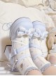 Cute Girl Japanese Sweet Lolita Bowknot Chunky Heel Platform Mary Jane Pumps