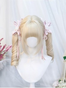 Jinse Series Sweet Lolita Japanese Daily Commute Straight Bangs Gentle Versatile Long Curly Wig