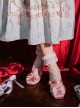 Sissi Series Sweet Lolita Elegant Satin Bowknot Ballet Style Ribbon Square Toe Mary Jane Shoes