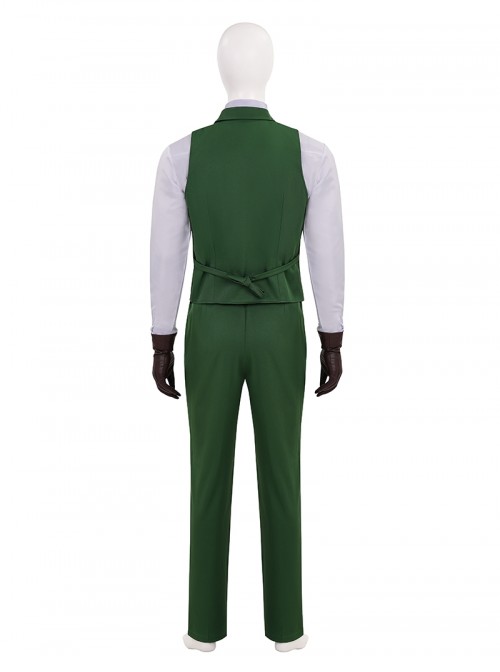 Marvel Rivals Halloween Cosplay Loki Laufeyson Presidential Attire Chaos Costume Set Without Shoes And Headdress