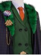 Marvel Rivals Halloween Cosplay Loki Laufeyson Presidential Attire Chaos Costume Set Without Shoes And Headdress