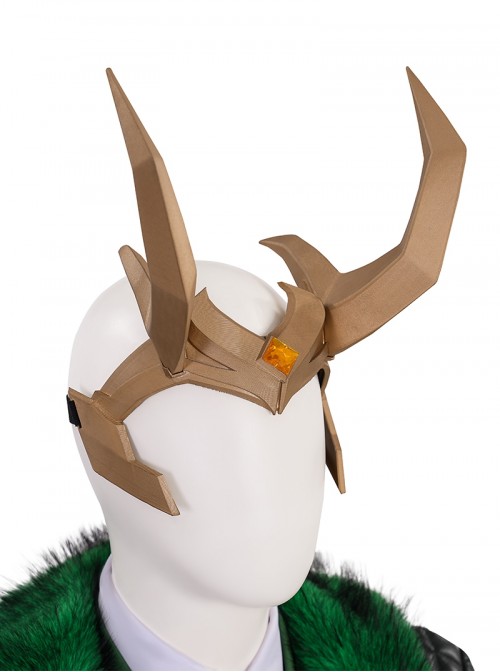 Marvel Rivals Halloween Cosplay Loki Laufeyson Presidential Attire Chaos Accessories Headdress