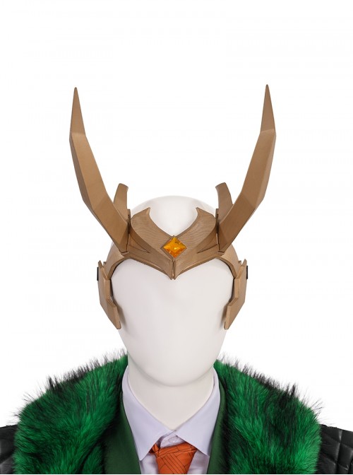 Marvel Rivals Halloween Cosplay Loki Laufeyson Presidential Attire Chaos Accessories Headdress