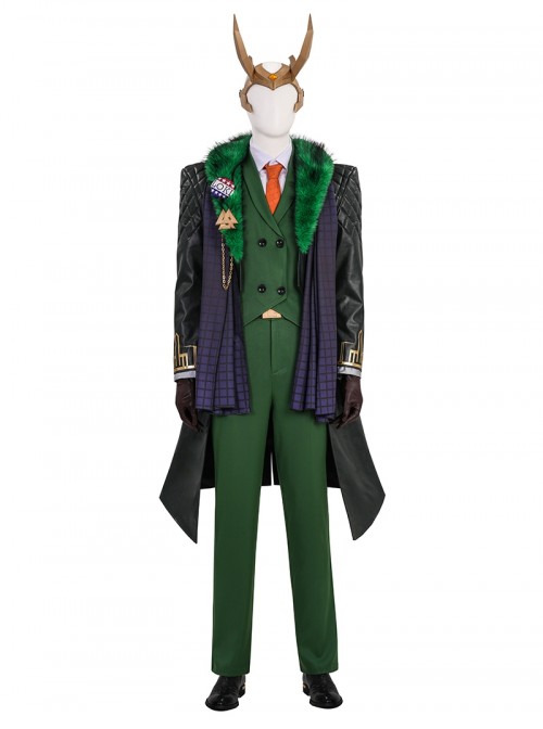 Marvel Rivals Halloween Cosplay Loki Laufeyson Presidential Attire Chaos Accessories Headdress