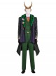 Marvel Rivals Halloween Cosplay Loki Laufeyson Presidential Attire Chaos Accessories Headdress