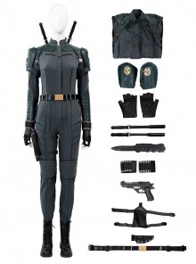 Thunderbolts Halloween Cosplay Yelena Belova Optimized Version Bodysuit Costume Set Without Shoes And Props