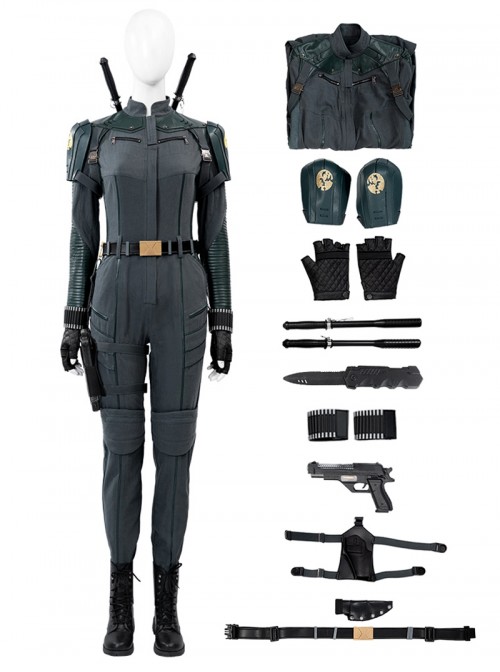 Thunderbolts Halloween Cosplay Yelena Belova Optimized Version Bodysuit Costume Set Without Shoes And Props