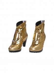 Game Honkai Star Rail Halloween Cosplay Cipher Accessories Golden High Heels
