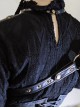 Mysterious Master Series Gothic Style Punk Black Elegant Lace High Neck Long Sleeve Shirt