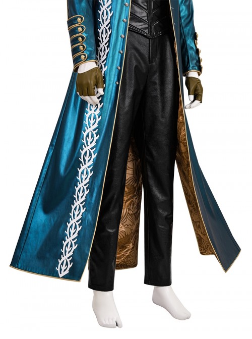 Game Devil May Cry 3 Halloween Cosplay Vergil Costume Set Without Shoes