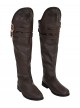 Game Devil May Cry 3 Halloween Cosplay Vergil Accessories Brown Boots