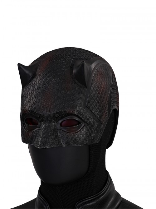Daredevil Born Again Season 2 Halloween Cosplay Daredevil Black Battle Suit Accessories Helmet