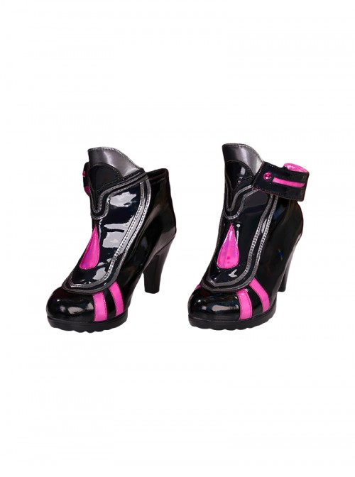 Naraka Bladepoint Halloween Cosplay Tessa 2674 Dark Night Raid Accessories Black High Heels