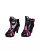 Naraka Bladepoint Halloween Cosplay Tessa 2674 Dark Night Raid Accessories Black High Heels