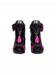 Naraka Bladepoint Halloween Cosplay Tessa 2674 Dark Night Raid Accessories Black High Heels