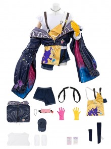 Game Arknights Halloween Cosplay Tippi Costume Set
