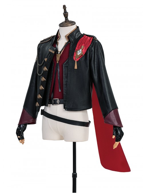 Game Final Fantasy XIV Halloween Cosplay Prince Noctis Lucis Caelum Costume Set Without Shoes
