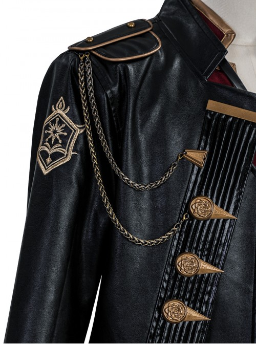 Game Final Fantasy XIV Halloween Cosplay Prince Noctis Lucis Caelum Costume Set Without Shoes