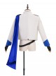 Final Fantasy XIV Halloween Cosplay Prince Dragon Knight Blue Cosplay Men's Costume Set