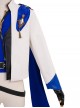 Final Fantasy XIV Halloween Cosplay Prince Dragon Knight Blue Cosplay Men's Costume Set