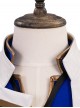 Final Fantasy XIV Halloween Cosplay Prince Dragon Knight Blue Cosplay Men's Costume Set